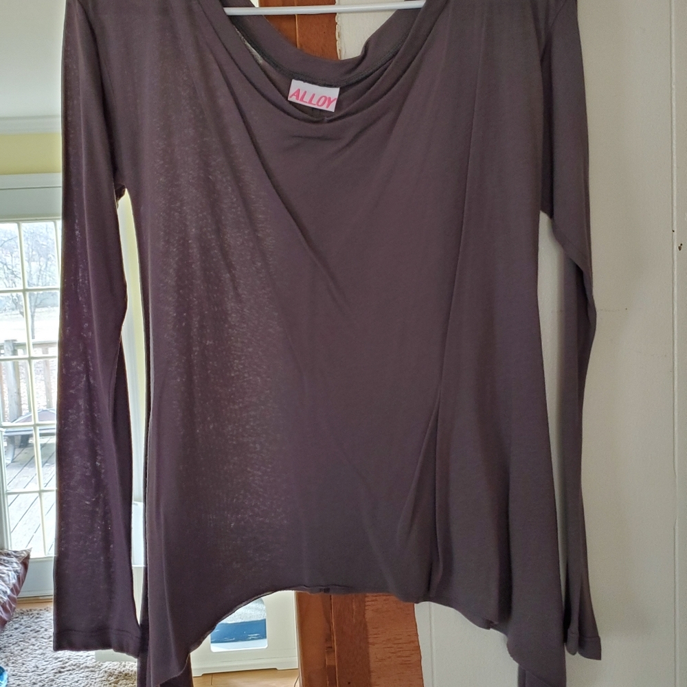 Asymmetrical Long Sleeve Tee